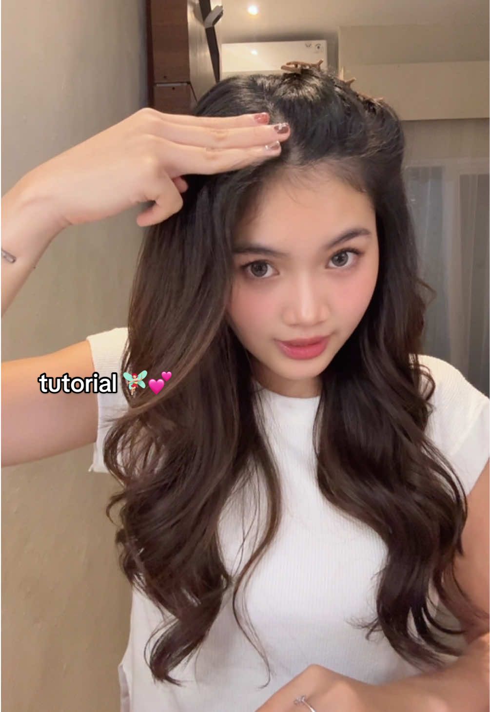 tutorial jepit rambut, oke simakkk beb 🧚🏻‍♀️💕