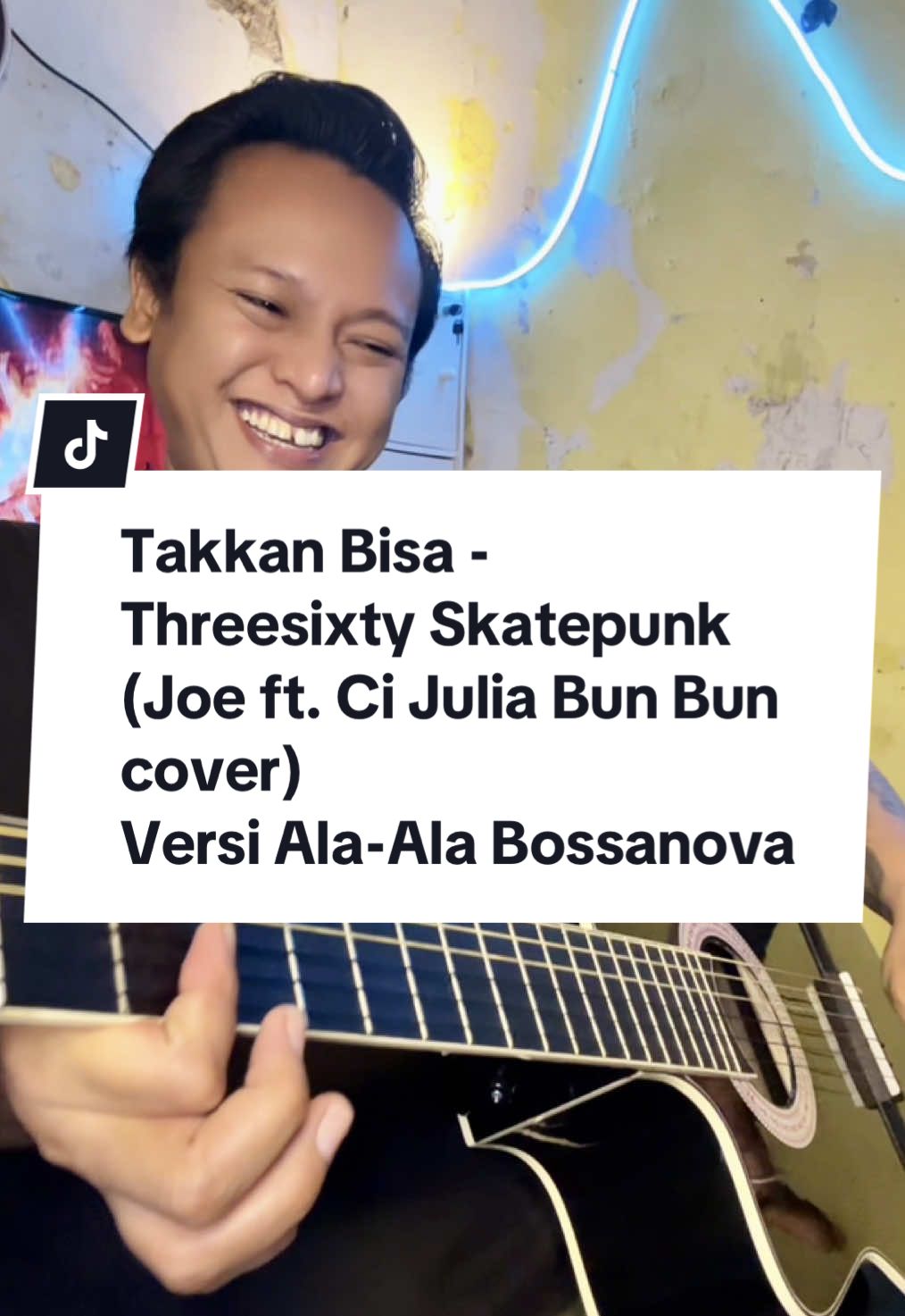 Asikin terus Bun @Ci Julia Bun Bun . Lagu: Takkan Bisa - Threesixty Skatepunk (Joe ft. Ci Julia Bun Bun cover) Versi Ala-Ala Bossanova. Izin cover lagu kerennya kakk @THREESIXTY BAND 😍❤️. Gitar: AR-NC 01 @Artisan Guitar Indonesia . #takkanbisa #threesixty #bossanova #fyp 