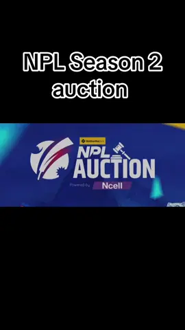 NPL Season 2 auction  #creatorsearchinsights #viralvideo #followback🙏 #butwal 