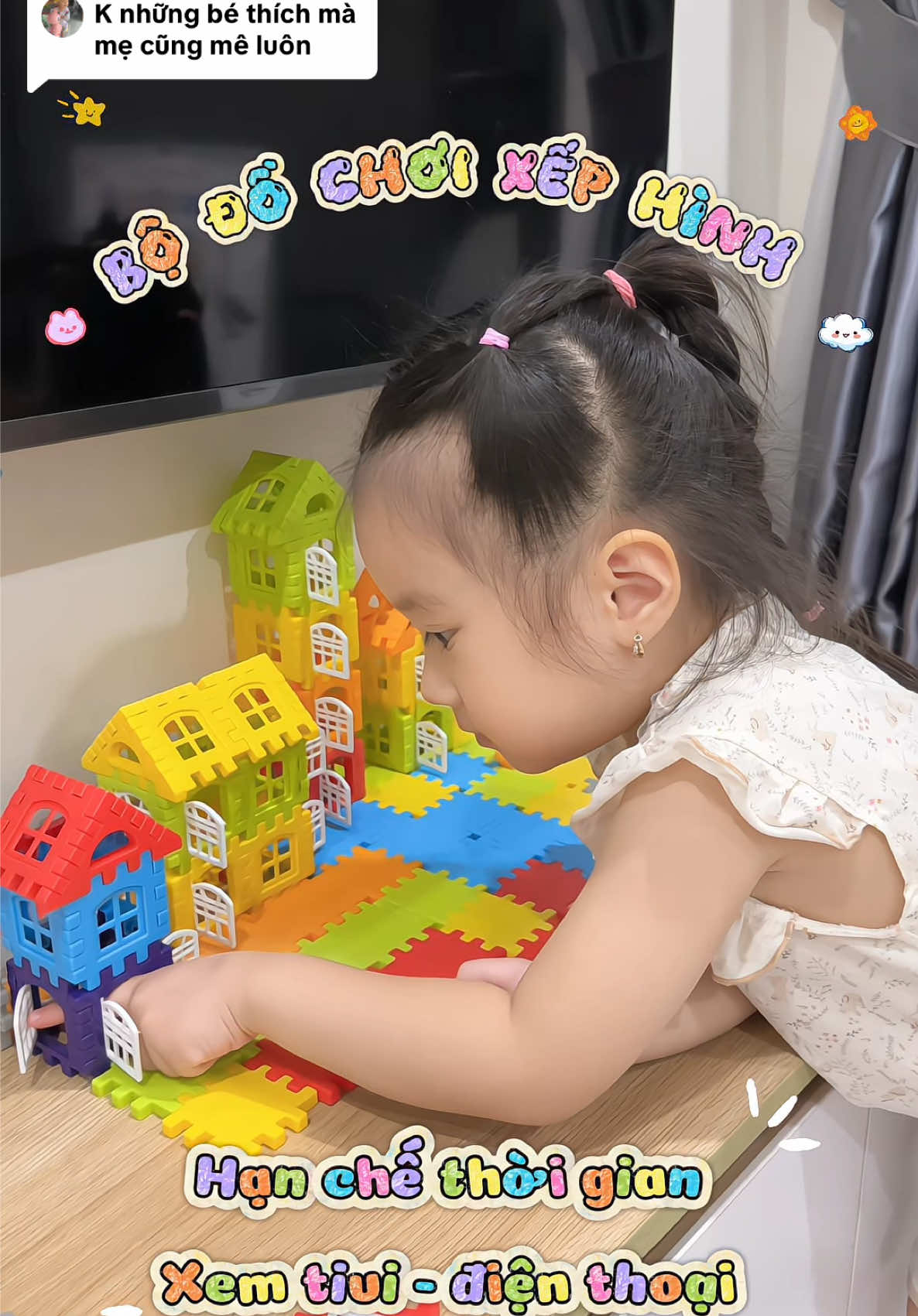 Trả lời @Mít Miu Rì Viu bộ đồ chơi xếp hình con vừa học vừa chơi, lại hạn chế được thời gian xem tivi điện thoại các mẹ ơi . #cunglamme #mebimxaykenh #mevabe #mebimreview #dochoixephinh #dochoichobe 