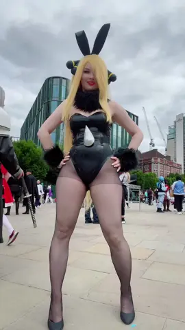 Cynthia for your feed #cosplayer #cosplay #pokemon #cynthia #pokemoncynthia #bunnysuit #pokemontiktok 