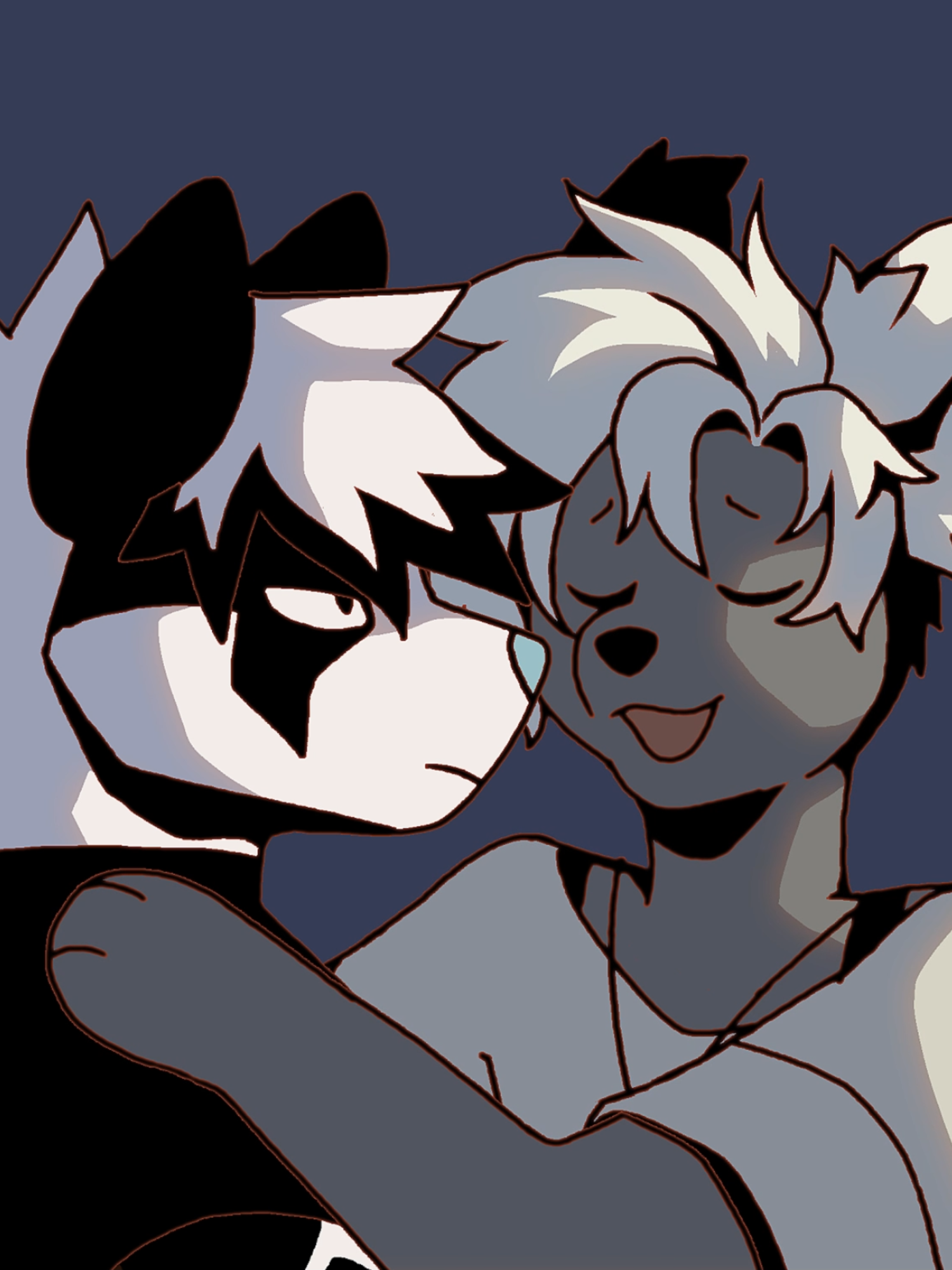 It's time for your scheduled SooVenti break. Venti gets on Soo's last nerve every single day.  Remember, this isn't a canon ship so don't worry (or worry a lot).  Soo belongs to my bestie Carnaroe!  #originalcharacter #furryart #animationmeme