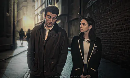 Maybe in a different world they are still together || #myoxfordyear #movie #fyp #viral #Love #2differentworlds #sofiacarson 