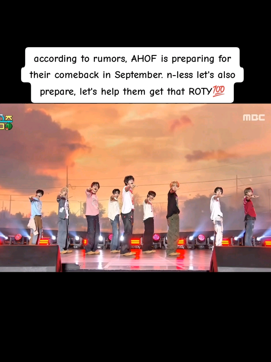 #ahof as 2025 rookie of the year?!?!? yes!!! n-less, they're really working hard to get that award and it's one of their dreams. let's all help them achieve it🥰🥰🥰 #roty #rookieoftheyear #mama #mamaawards #fnf #whoweare #rendezvous #showmusiccore #mbckpop #namelessfandom 