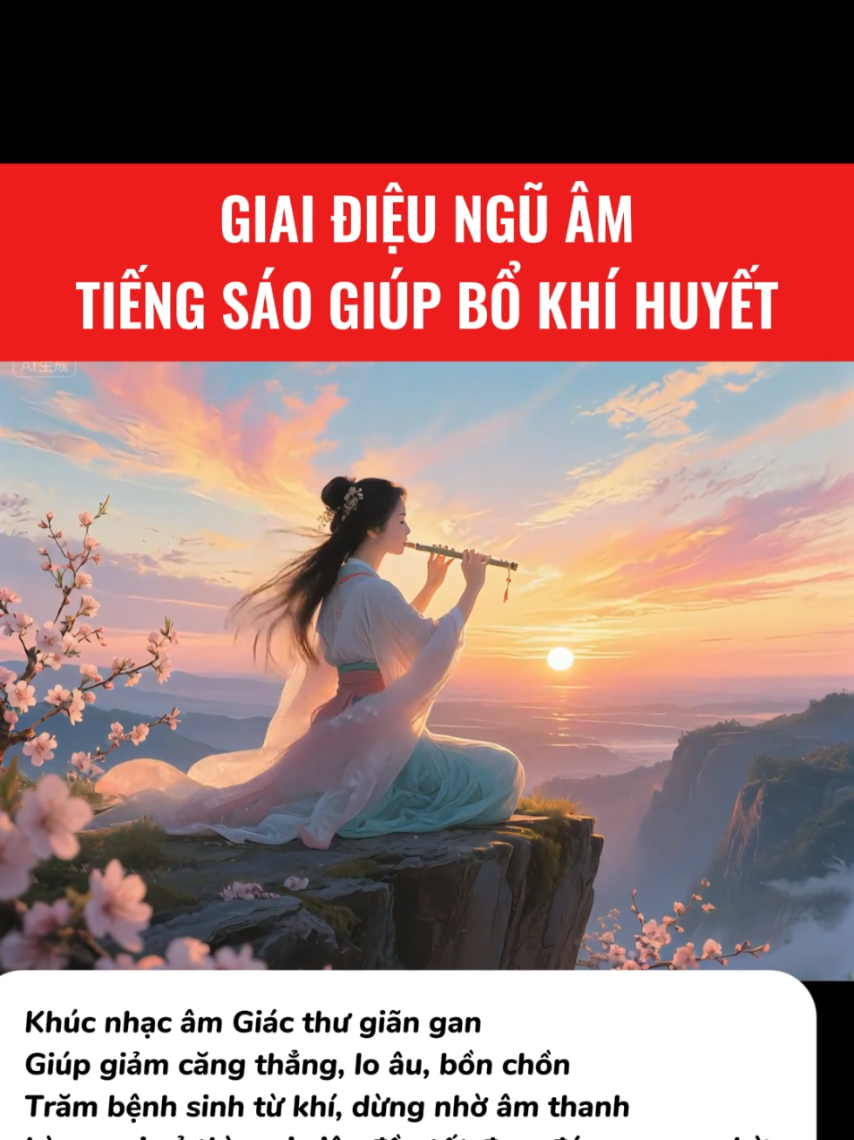 Nghe tiếng sáo giúp bồi bổ khí huyết