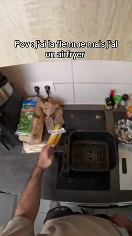 Pov : j’ai la flemme de cuisiner mais j’ai un airfryer #pourtoi #airfryer 