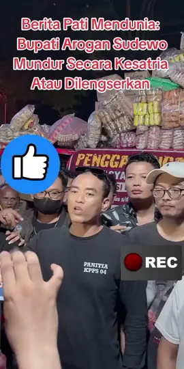 Berita Pati Mendunia: Bupati Arogan Sudewo Mundur Secara Kesatria Atau Dilengserkan #berita #pati #jateng #indonesia #mendunia #bupati #arogan #sudewo #dituntut #mundur #lengser #kotapati #news #breakingnews #global #rakyat #lawan #pejabat #arogan #pajak #fyp #viral 