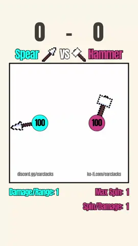 Spear 🔱 VS 🔨 Hammer #satisfying #simulation #physics #fantasy #rpg