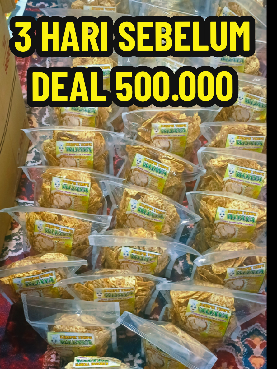 PESANAN 3 HARI SEBELUM HARI H DAN ORDER 500.000 #keripiktempemagetan #ekspor #keripiktempe #keripiktempewijaya #magetan24jam 