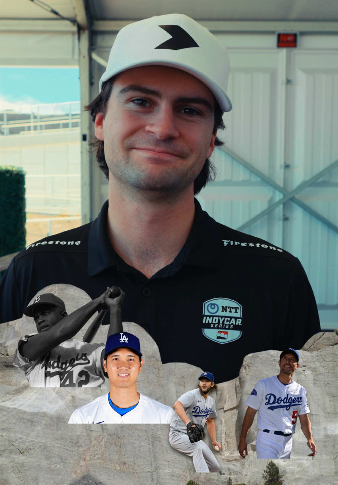 baseball fans how do we feel about this? 👀 @Los Angeles Dodgers #andretti #coltonherta #baseball #ladodgers 