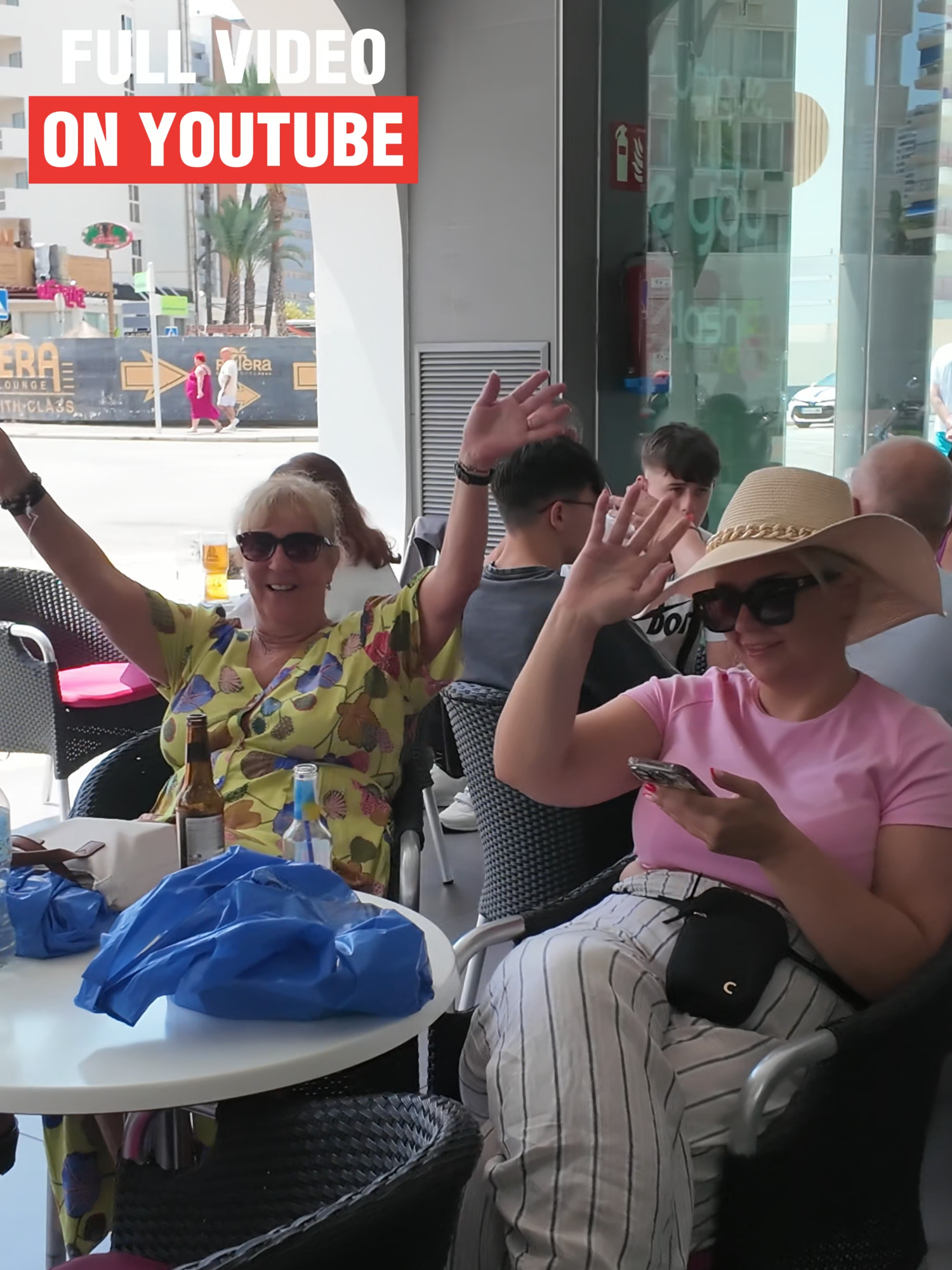 Happy Benidorm Tourists!! 🍺#benidorm #party #spain