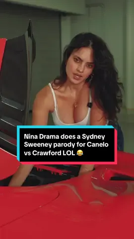 Nina Drama does a Sydney Sweeney parody for Canelo vs Crawford lol #UFC #sydneysweeney #americaneagle #ninadrama #kickboxing #boxing #muaythai #muaythaifighter #muaythaifighter #taekwondo #jiujitsu #brazilianjiujitsu #jiujitsugrappling #jiujitsulifestyle #wrestling #wrestlingtiktok #wrestlingtok #fit #Fitness #grappling #karate #boxing #judo #danawhite #ufc319 #danawhite