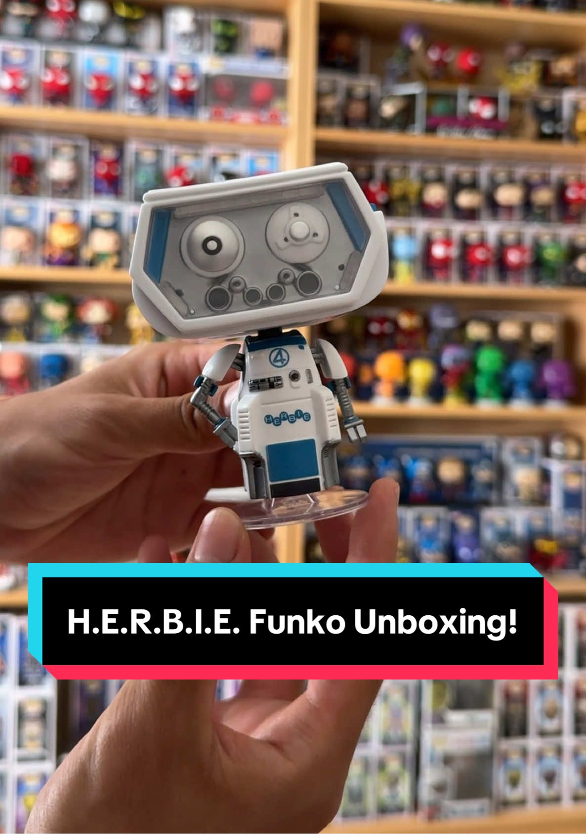 Herbie Funko Pop Unboxing! #funko #funkopop #fantasticfourfirststeps #fyp #marvelfunkopop #herbie #unboxing #funkocollector #funkocollection 