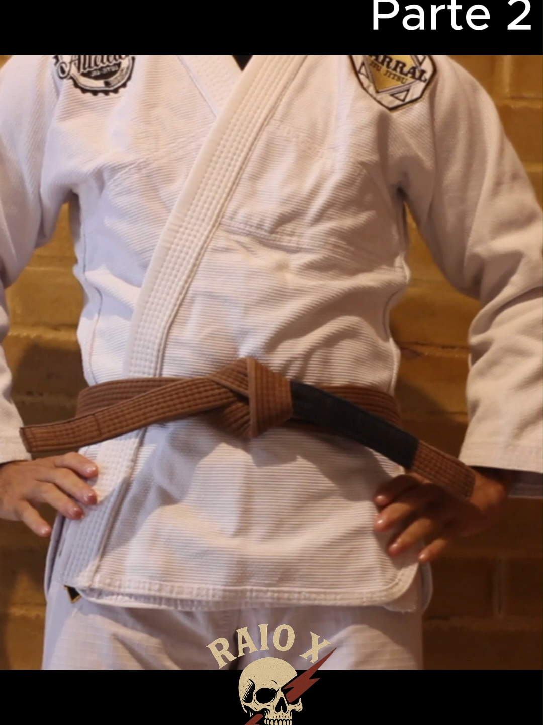 Como amarrar a faixa de Jiu-jitsu. Parte 02 #jiujitsu #bjj #jiu