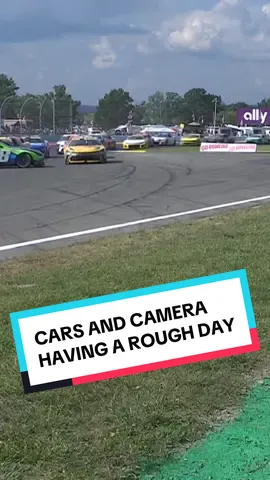 Rough lap for cars and equipment #NASCAR #WatkinsGlen