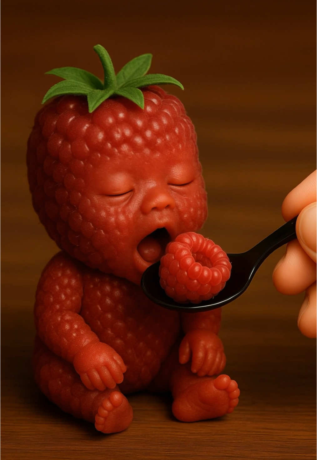 ASMR Baby Raspberry #oddlysatisfying #asmrvideo #asmrai 