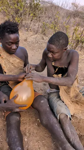 Hadza Tribe’s First Balloon Experience – The Big Pop! #dudukwe #chaba #tiktoktraditions #reels 