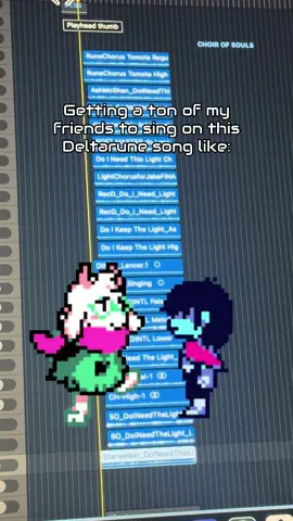 All my LOVE’s in sight ❤️ #Deltarune #DoINeedTheLight #Nerdcore 