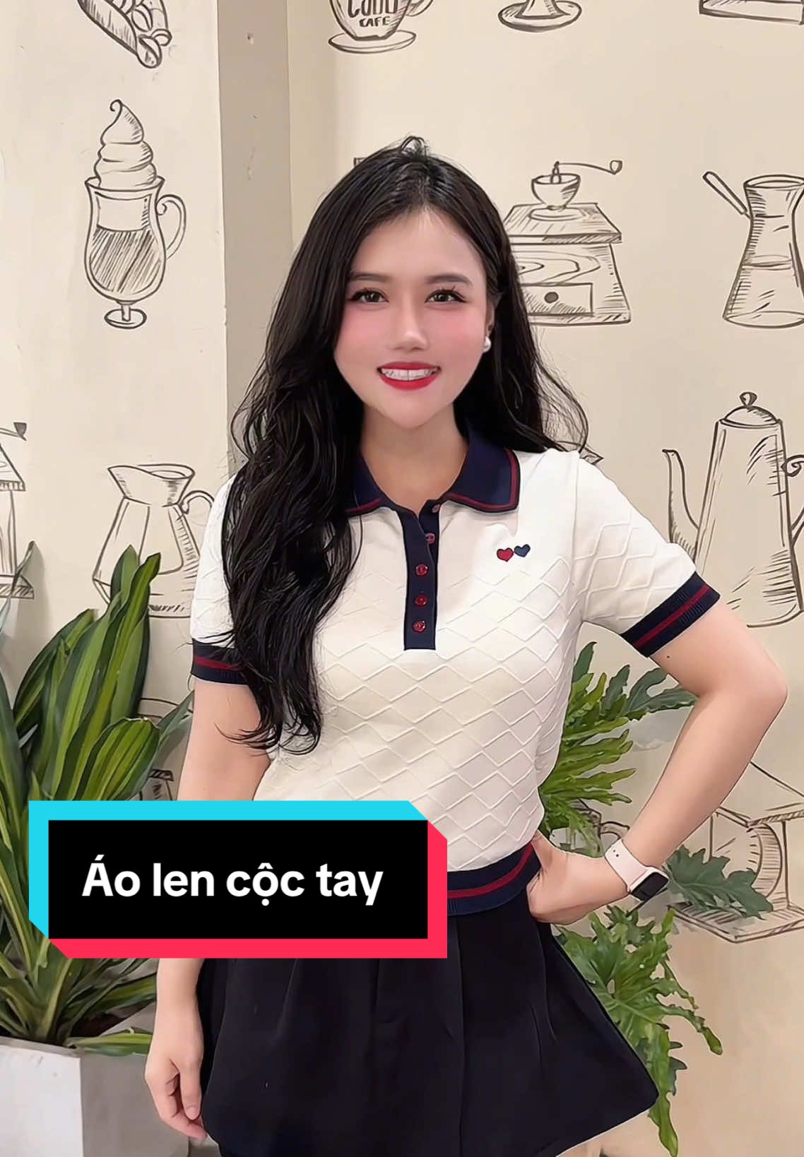 Áo len cộc tay xinh #aolen #aococtay #Viral #trending #hienhoidieu 