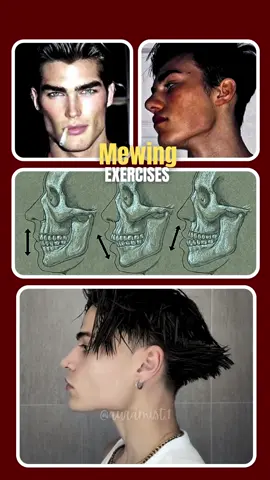 Mewing exercise + Jawline L shaped + sharp Jawline exercise ( do this everyday to see amazing results) ( 100% proved )  #fyp #mewing #jawline #looksmax #looksmaxing #jawlinechallenge #mewingtransformation #mewingtutorial #viral 