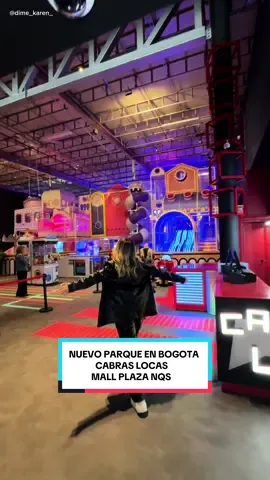 🚨 ¡ATENCIÓN BOGOTA! Nuevo parque extremo! Con Tobogán transparente, retos que te harán sudar 💦 y zonas interactivas para toda la familia 🐐🔥 Zona exclusiva para niños y adultos  @somoscabraslocas  Abre sus puertas el próximo Viernes 15 de agosto  Les tengo regalito 🎁 Las primeras 10 personas que lleguen mostrando este video les darán una gift card con diversión !!!! Así que todoooos súper preparados para el plan más cool !!!😎  📍 @Mallplaza Co  3 piso Segunda sede de Cabras Locas ¿Listo para la aventura? 😏 #planescool #planesbogota #planbogota  #CabrasLocas #NuevoParqueBogotá #PlanesEnBogotá #ZonaExtrema #DiversiónEnBogotá #PlanesEnFamilia #MallPlazaNqs #BogotáSeVive #DiversiónSinLímites #TobogánTransparente #RetosExtremos #QuéHacerEnBogotá #AventuraEnBogotá #BogotáColombia #Atrévete