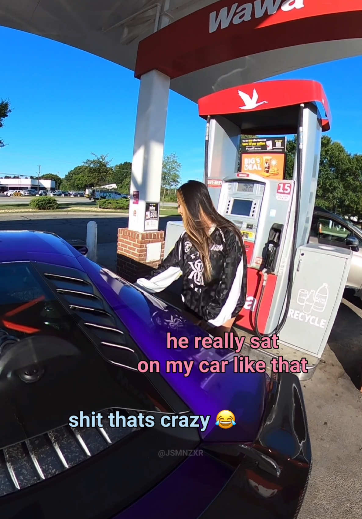 Always something at wawa 😂 #fyp #cartok #lambo #huracan #Vlog