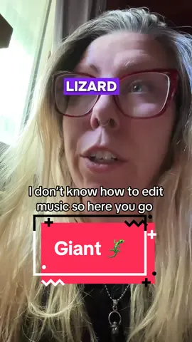 If you give it a chance you could do a huge dance because you are a giant lizard #lizard #🦎 #stevenuniverse 