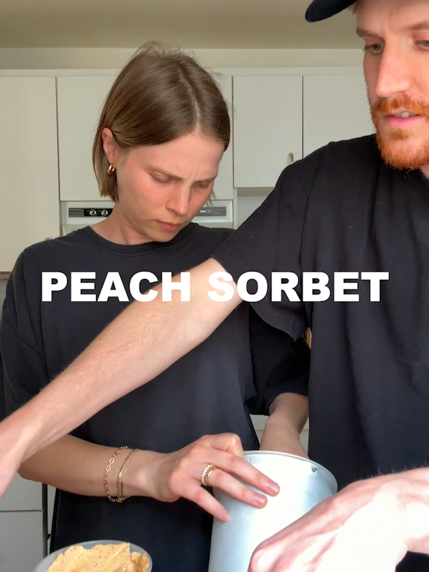 peach week continues with sorbet