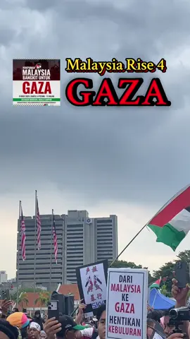 Himpunan Malaysia Bangkit Untuk G4z4 #deviltrumpgetlost #g4z4 #p4lestin3 #humanity4gaza #yayasanamalmalaysia 