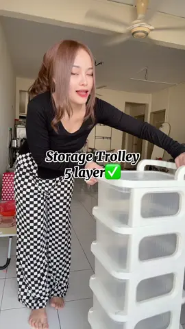 Rumah bersepah? Meh beli storage ni🤪#storagetrolleyrack #fypdongggggggg #berandatiktok 