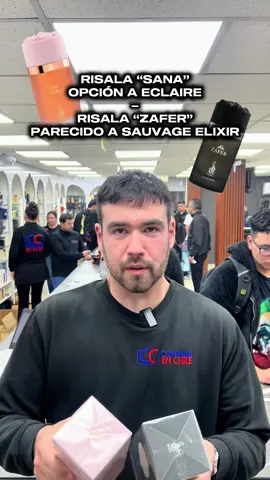 Te presentamos dos perfumes árabes de RISALA que acaban de llegar a nuestra tienda Comprar en Chile: Risala Sana, una excelente opción a Eclaire, y Risala Zafer, con un aroma muy parecido a Sauvage Elixir. Fragancias de gran calidad, elegancia y estilo, disponibles ahora en nuestra perfumería en Chile. #perfumes #perfumería #perfumeschile #perfumesarabes #comprarenchile #risala #risalasana #risalazafer #fragancias #perfumesmasculinos #perfumesdemujer