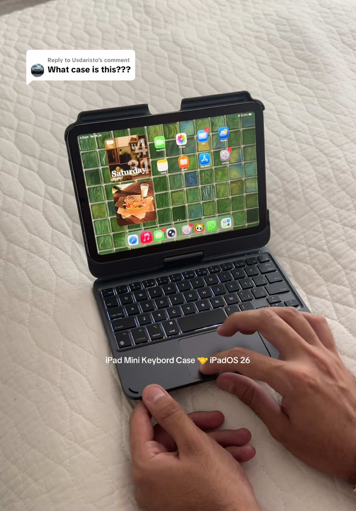 Replying to @Usdaristo iPad Mini or Macbook Mini??? #ipad #ipadmini #ipadmini7 #ipadminicase #ipadminia17pro  