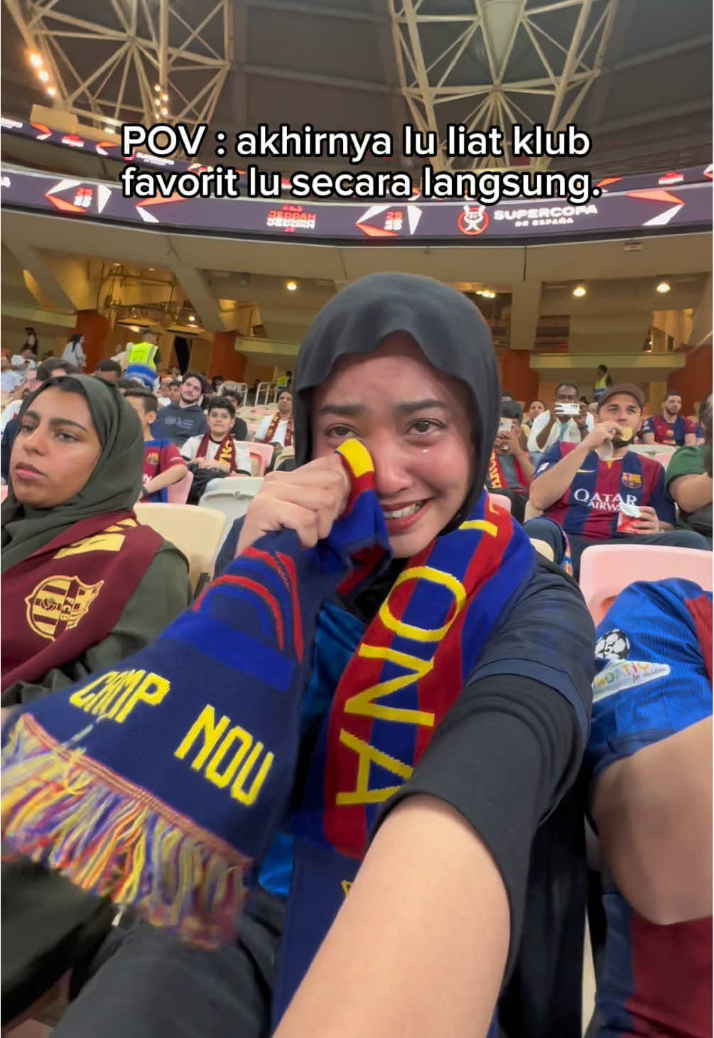mimpi jadi nyata, sampe gemeteran, ga nyangka 🥲💙❤️ #fcbarcelona #barcelona #vsicabarca #viscabarca🔴🔵 #barca #barcafanns #culers 