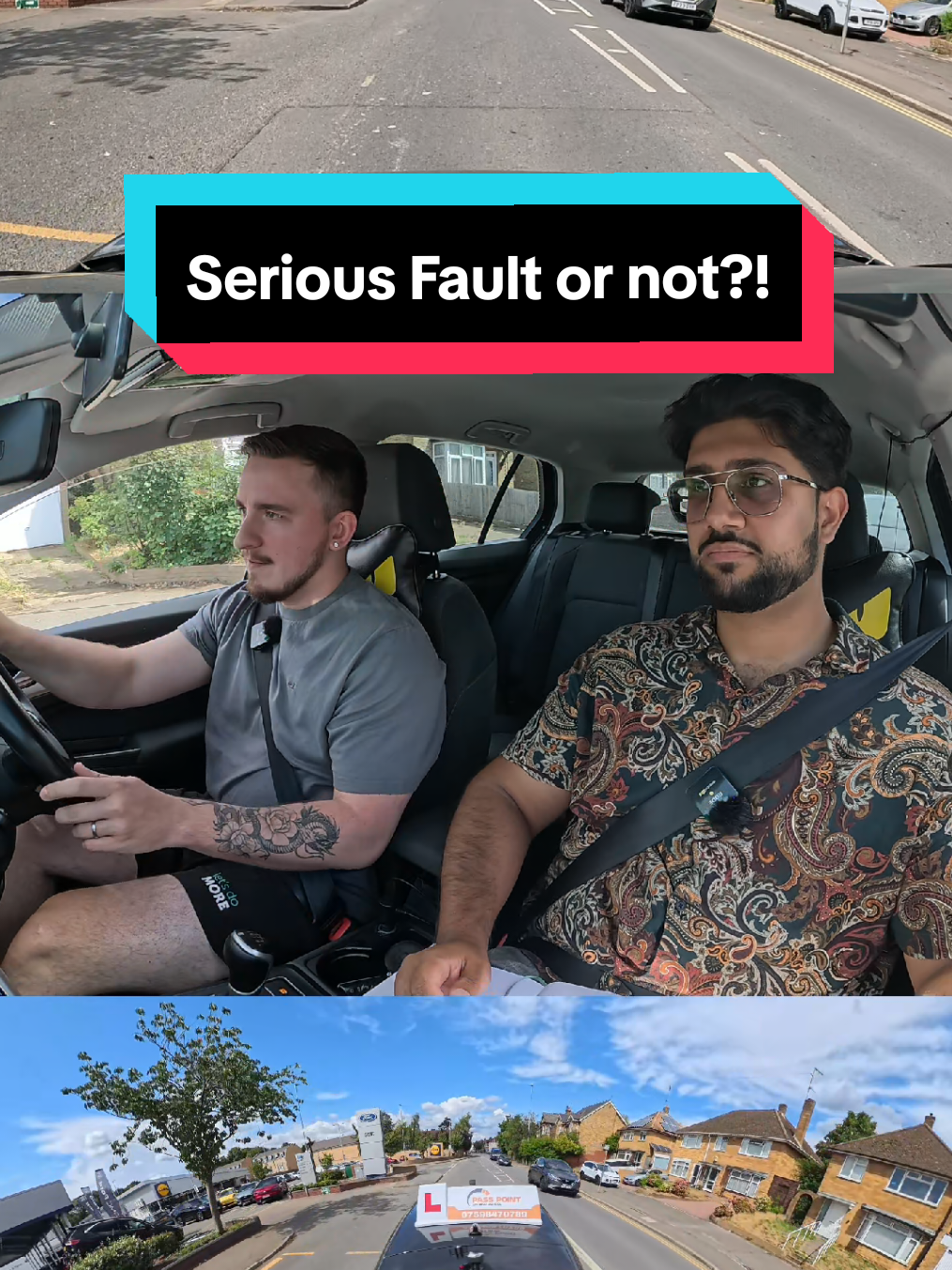 Taking both of your hands off the steering while the car is moving, would you mark this as a serious fault or not?! #fyp #foryou #mocktest #passpointdriving #drivinglesson #drivinginstructor #seriousfault 