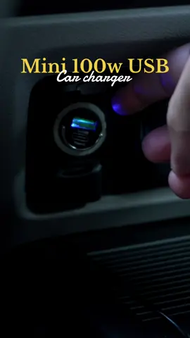 Minimalist Car Charger 100w #carcharger #caressentials #fastcharging #fyp 