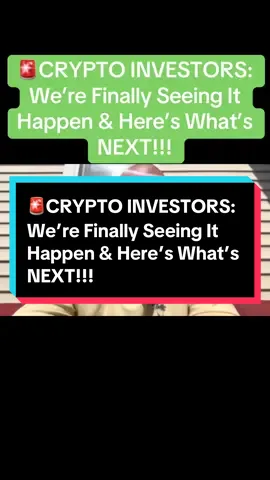 🚨CRYPTO INVESTORS: We’re Finally Seeing It Happen & Here’s What’s NEXT!!! #bitcoin #cryptocurrency #foryouu #goviral #foryoupage❤️❤️ #fyp #viralvideos #1millionviews #foryoupagee #viral #xrpnews #xrparmy #xrpledger #xrpripple #ripple #xrp 