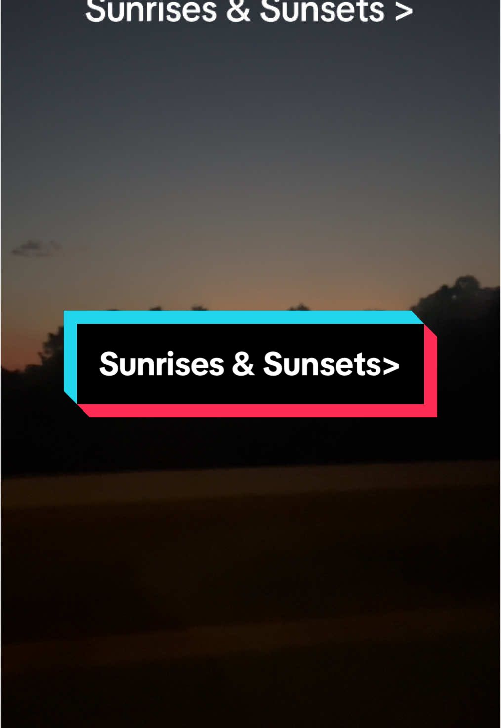 #sunset #sunrise 
