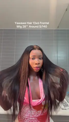 Hair from @Yawawe Hair 🚨currently on sale🚨 28” straight 13x6 transparent lace #wiginfluencer #straighthair #wiginstall 