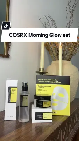 COSRX Morning Glow set #COSRXMorningGlowset @COSRX Official #skincare #facemask #cosrxsnailessence #tiktokshop #dealsforyoudays 