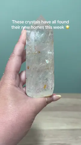 These crystals have all found their new homes this week 🌟 Check out our links below ⬇️ https://oliviascrystalcove.etsy.com Oliviascrystalscove.myshopify.com #SmallBusiness #crystalshop #crystals #crystalsoftiktok #fyp #shopsmall #newbusiness #labradorite #clearquartz #malachite #atlantisite #selenite #prehnite #pyrite #trolleite #agate #orcaagate #mossagate 