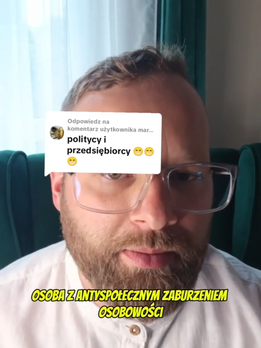 Odpowiadanie użytkownikowi @marek.walkowiak6  #psychopath  #terapia #lubin #psychoterapia 
