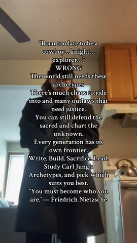 You weren’t born too early or too late. Pick your archetype and live it.  Every generation has its frontier. This is ours.  #theguiltyparty #reviveandrebuild 
