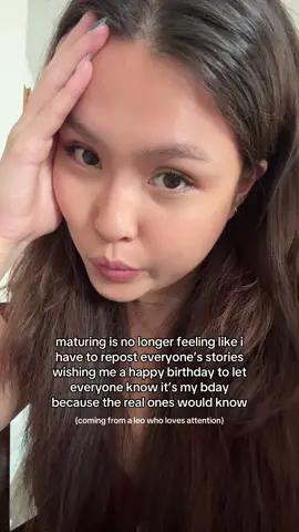 when i was in high school i used to keep track of who wished me hbd and who didn’t so this is GROWTH for me 💔 #leo #leoseason #igstory #repost #birthdaygirl #birthday #growth #maturingisrealizing #fyp #viral 