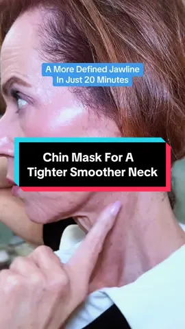 This Collagen Chin Mask by @ROUND LAB hydrates, smooths, and lifts my skin for a more defined jawline 🤩 #saggingskin #turkeyneck #matureskin #genxwomen #koreanskincare  