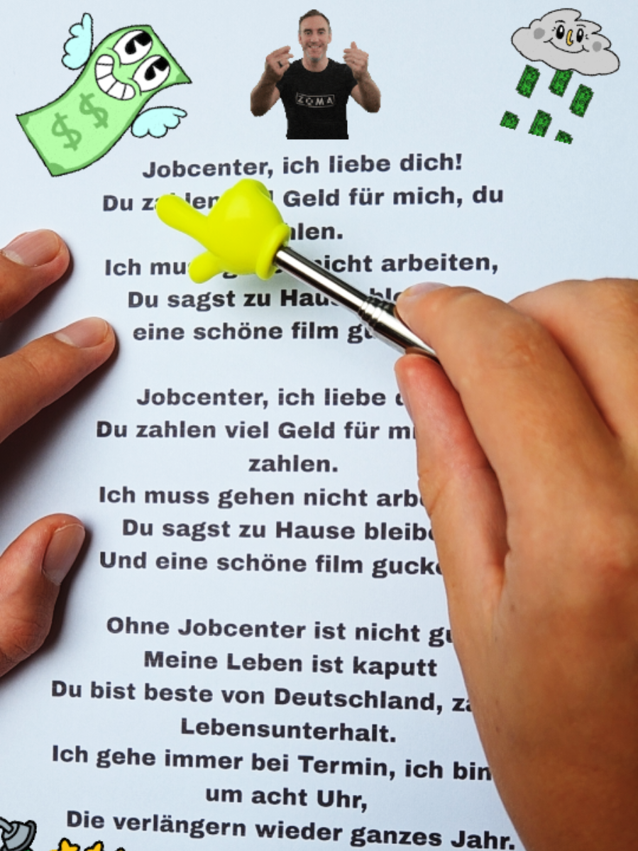 Jobcenter, ich liebe dich 😅 #spaß #memestiktok #ichbinlidl #lied #lieder #einfachdeutsch #deutchlernen #tiktoklernen #deutschkurs #grammatiklernen #sprachtraining #lernen 