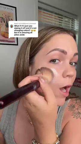 Replying to @KrstlMaree color changing foundation is crazyyyy @ELROEL.US #elroelfoundationstick #colorchangingfoundation #foundationcolorchanging #stickfoundation 