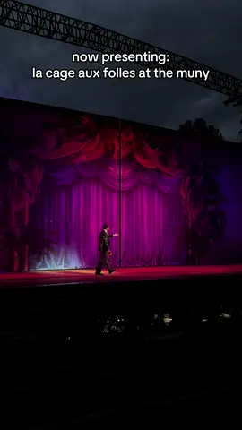 la cage aux folles is back at the muny for the first time in 40 years ✨ now thru aug 14 only #lacageauxfolles #lacage #musicaltheatre 