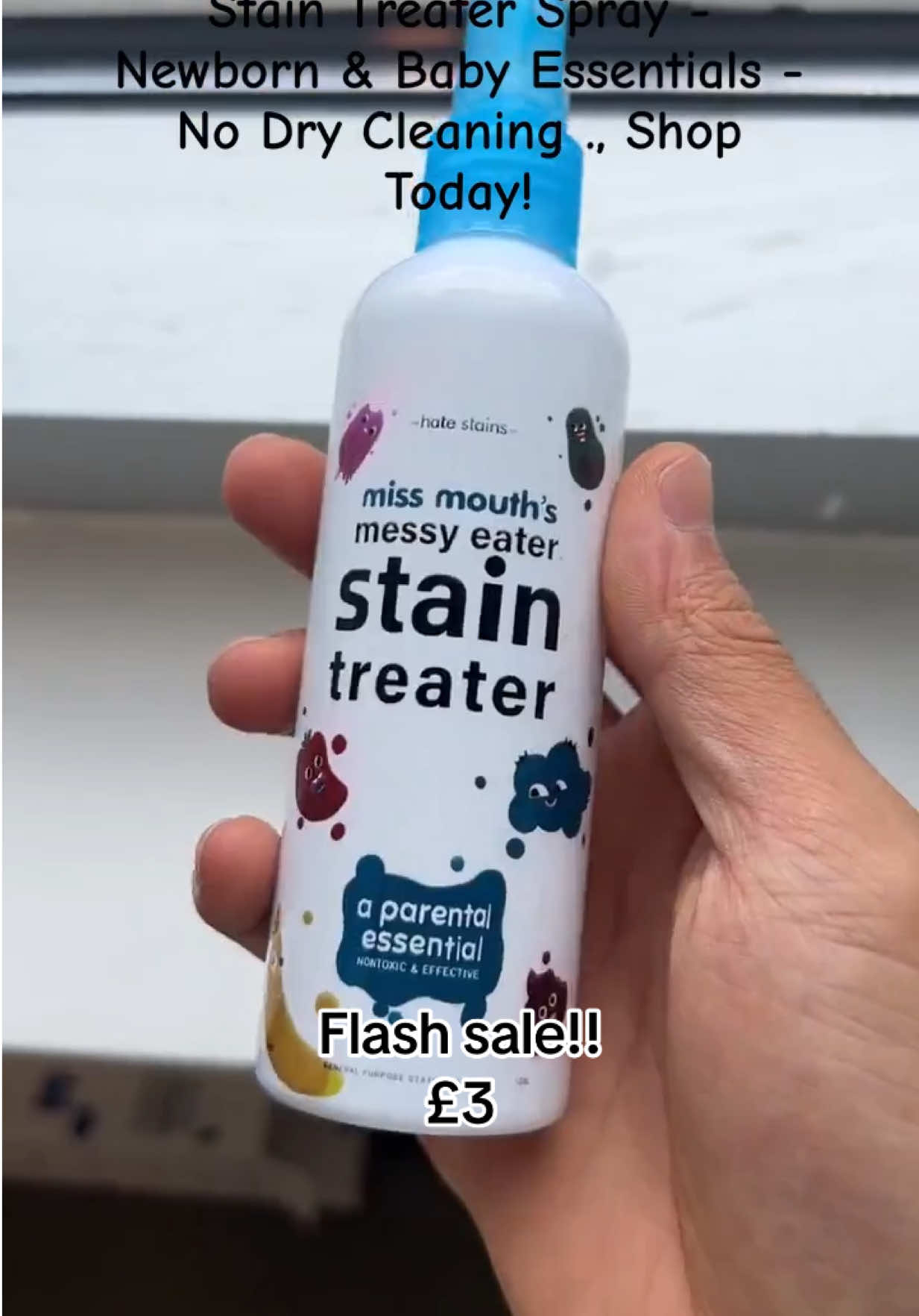 Flash sale!! Miss Mouth’s Messy eater stain treater brilliant for cleaning #tiktokmademebuyit #getyoursnow #flashssale #buy #fyp #viralvideos 
