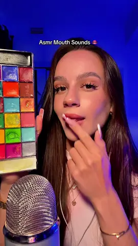 Asmr Mouth Sounds with paint 🫦🎨 @daridrea✨ #asmr #asmrsounds #asmrvideo #sleep #tingles 