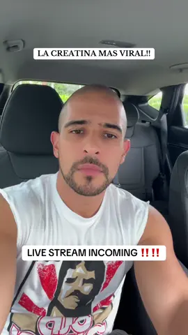 Creatina en vivo!! Los esperamos!!!  #livestream #creatine #tiktoklatino #gym #muscles 
